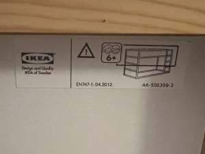 IKEA single bunk bed