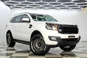 2018 Ford Everest UA II MY19 Ambiente (RWD 7 Seat) White 6 Speed Automatic SUV