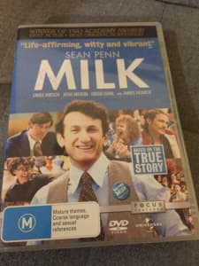 Dvd, Milk, Sean Penn, drama, free post, Syd