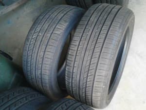 tyre 225/45/17 yokohama used  SUIT REAR or skid one only