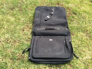 Lanza black travel/ suit bag