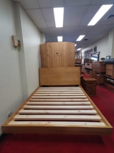 BRAND NEW Southern Oak Hardwood King Single Bed