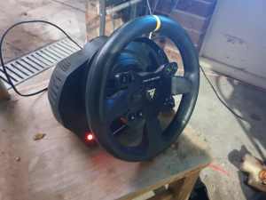 thrustmaster tx leather wheel and base