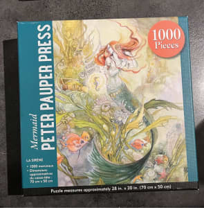 1000 Piece Mermaid Jigsaw Puzzle Peter Pauper Press