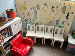 Kids chairs and mini armchair bundle