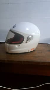 Sparco Yes vintage FibreKevlarCarbon Mix motor racing helmet size XL 