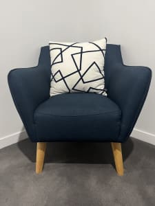 Fabric occasional chair