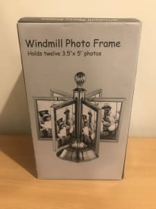 Photo Frame, Windmill, Holds 12 photos