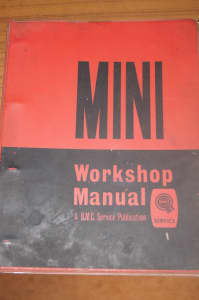 Mini genuine workshop repair manual