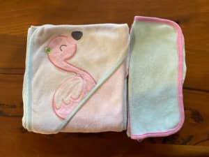 Baby Bath Towel & Wash Cloth Set
