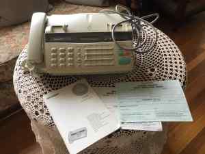 Vintage Fax Machine Sharp 