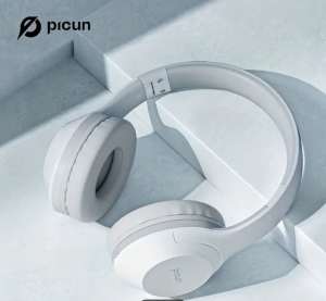 Picun B-01S Wireless Headphones, HD Stereo Sound Over Ear Headphones W