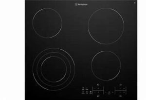 60CM WESTINGHOUSE ELECTRIC RADIANT COOKTOP: WHC643BD