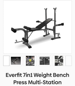 Everfit 7in1 Weight Bench