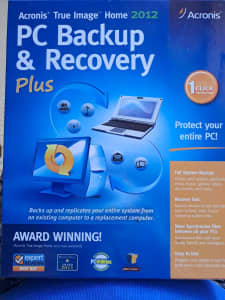 Acronis PC Backup & Recovery Plus. True Image. 2012. Best on market. 