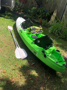 Glide Reflection 2 tandem kayak life jackets seats rod holders