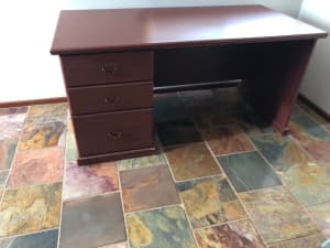 Desk Timber Veneer 3 drawers