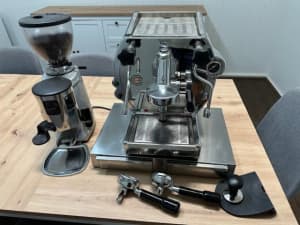 Semi Commercial espresso machine and grinder