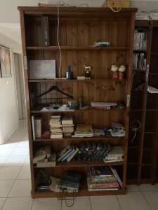 Treated solid pine book shelf