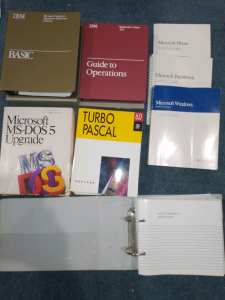 PPU Old computer manuals, DOS, Windows, Turbo Pascal, BASIC, etc