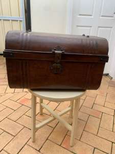 Antique metal trunk. 1800 - early 1900. Pick up Peakhurst Sydney.