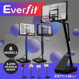 Everfit Pro Basketball Hoop Stand System Ring Backboard NEW