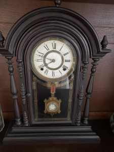 Old farm house antique clock