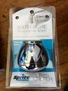 SPRITE Shower Filtered Bath Ball Chrome BB-CM water filter