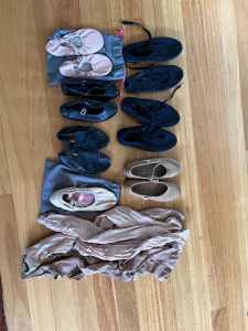 A collection of dance shoes
