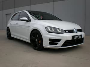 2014 Volkswagen Golf VII MY15 R DSG 4MOTION Pearl White 6 Speed Sports Automatic Dual Clutch