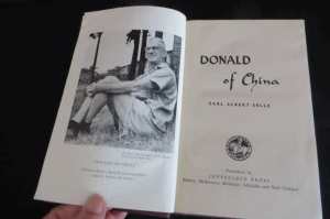 Old vintage collectable book. Donald of China. 1948