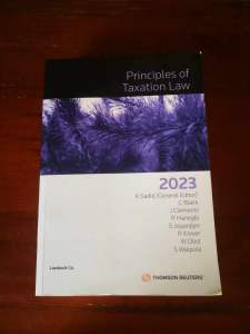 Principles of Taxation Law 2023 Textbook