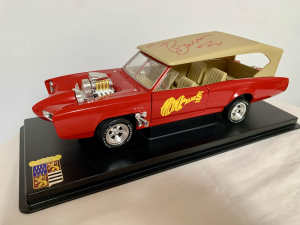 The Monkee Mobile autographed by George Barris