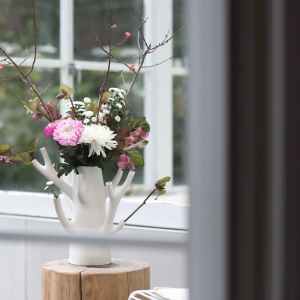 SALE - Brand New HAOSHI White Ceramics Tree Vase Flower Pot