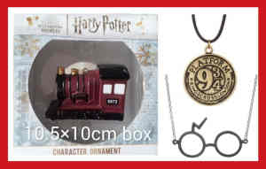 NEW Harry Potter Hogwarts Express/9&3/4/Glasses/Scar