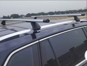 Aluminium Car Rack Cross Bars for Flush Roof Rails Adjustable 125cm