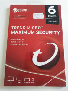 Trend Micro Maximum Security 6 device 2yr license