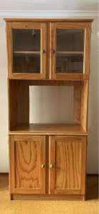Pine cupboard (cut-out for television)