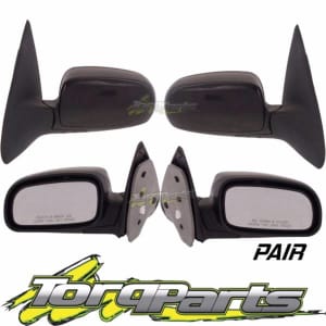 PAIR ELECTRIC MIRROR SUIT FORD AU BA BF FALCON POWER SIDE