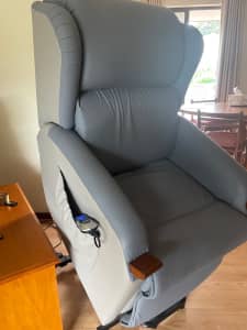 Air comfort reclining lift chair