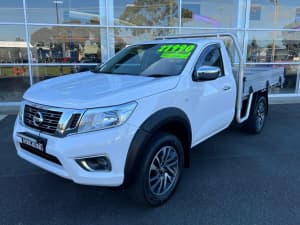 2018 Nissan Navara D23 S3 RX 4x2 White 6 Speed Manual Cab Chassis