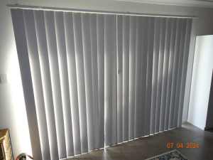 Wanted: Vertical Drapes / Blinds x 2 as new...cheap.
