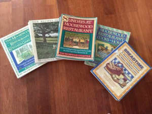 Set of 5 Moosewood cookbooks/recipe books