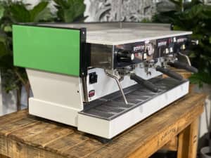 Green La Marzocco Linea Classic 3 Group Commercial Coffee Machine