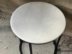 Marble side table on sale
