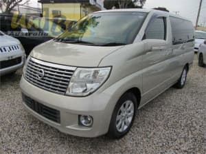 2004 Nissan Elgrand E51 Highway Star Beige 5 Speed Automatic Wagon
