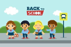 school pick-up and drop-off service 