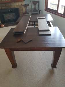 Dining room table 1200 x1650 - extends to 2170 6 chairs 1 carver chair