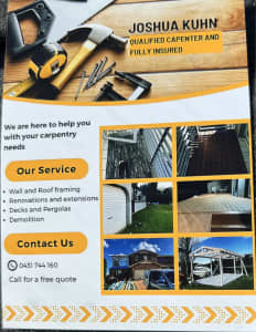 All aspects of carpentry Sydney wide 