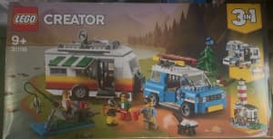Lego Creator Caravan Family Camper Holiday Set NEW